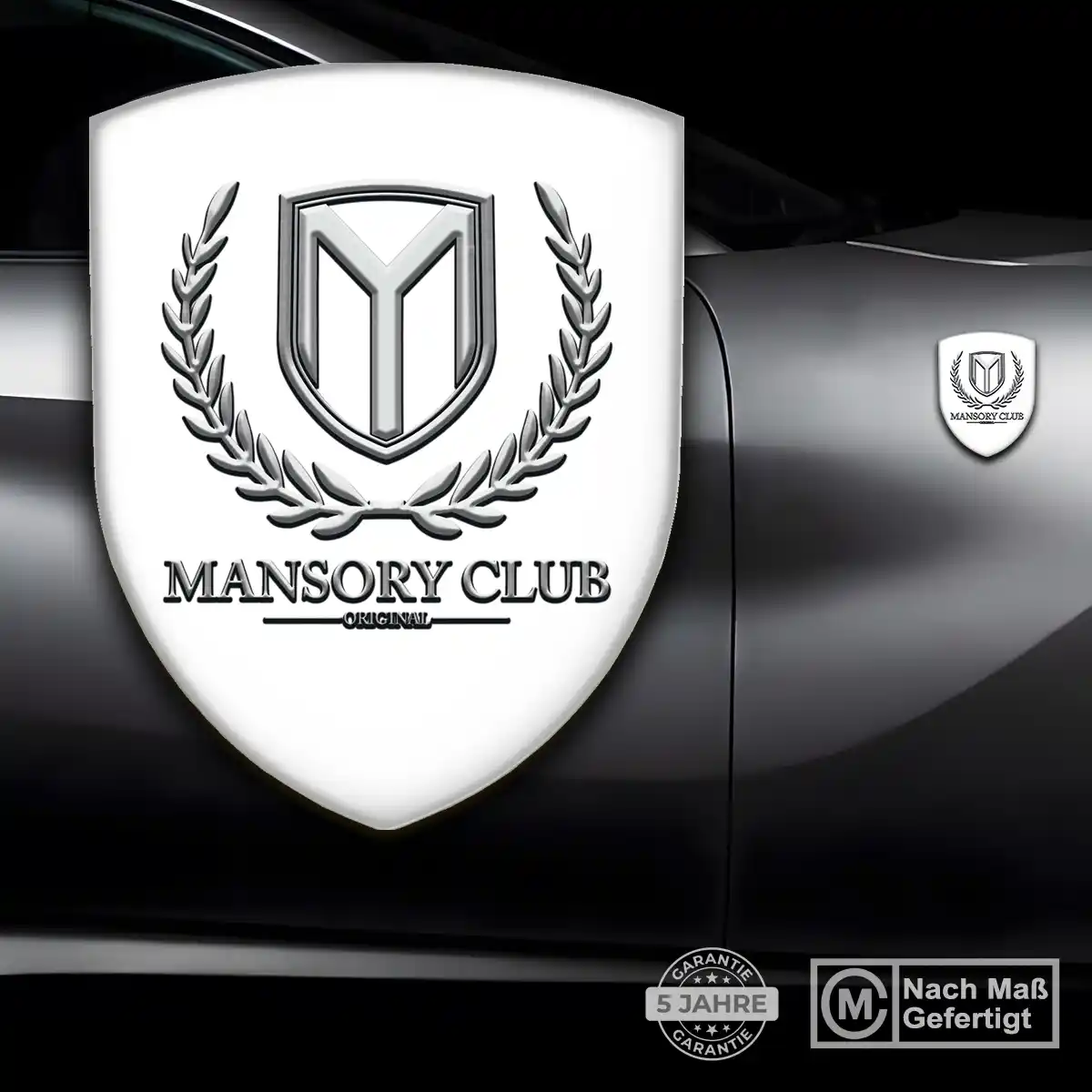 Mansory Aufkleber Emblem Wappen Auto Premium-Edition