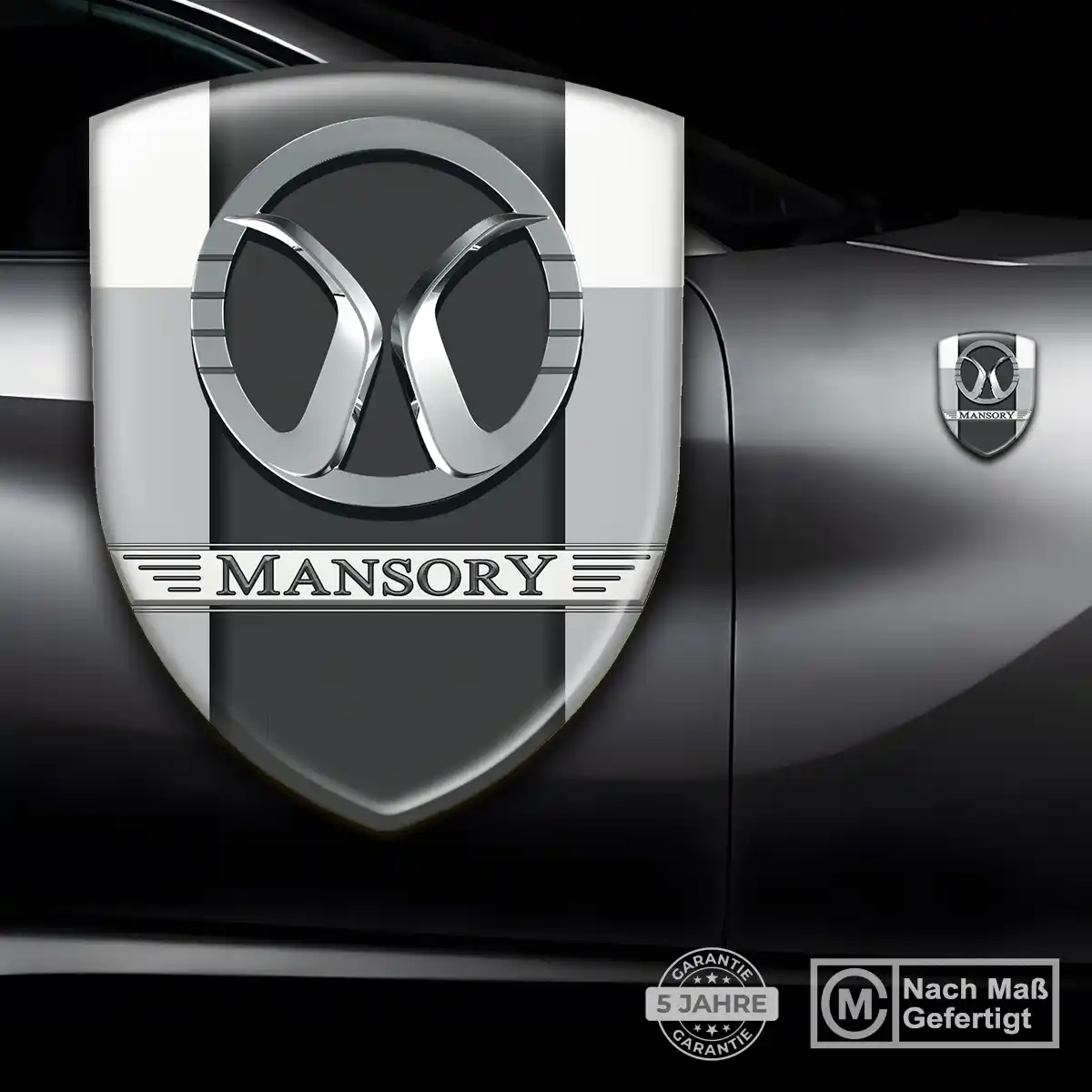 Mansory Aufkleber Emblem Wappen Auto Stilvolles Design