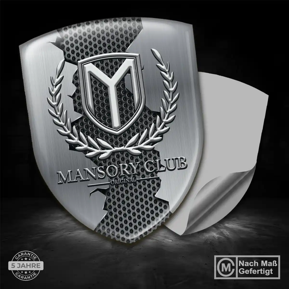 Mansory Aufkleber Emblem Wappen Elegantes Design