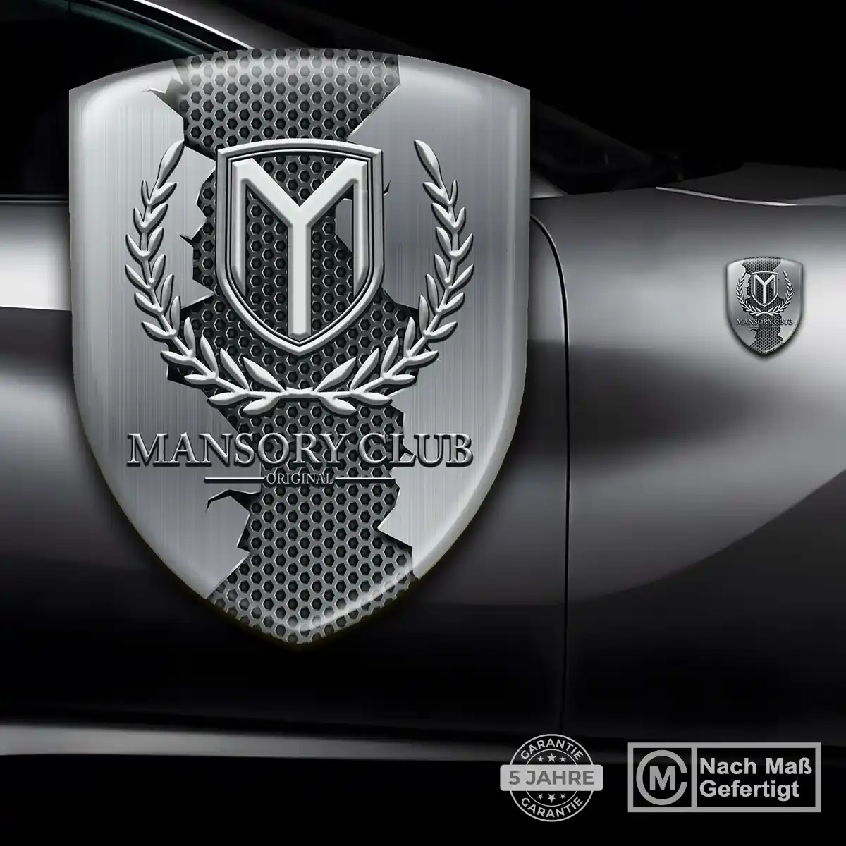 Mansory Aufkleber Emblem Wappen Elegantes Design