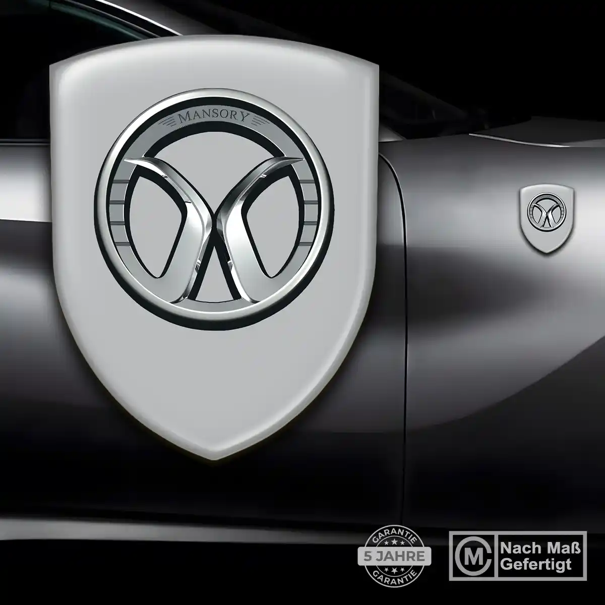 Mansory Aufkleber Emblem Wappen Hochwertiges Harz