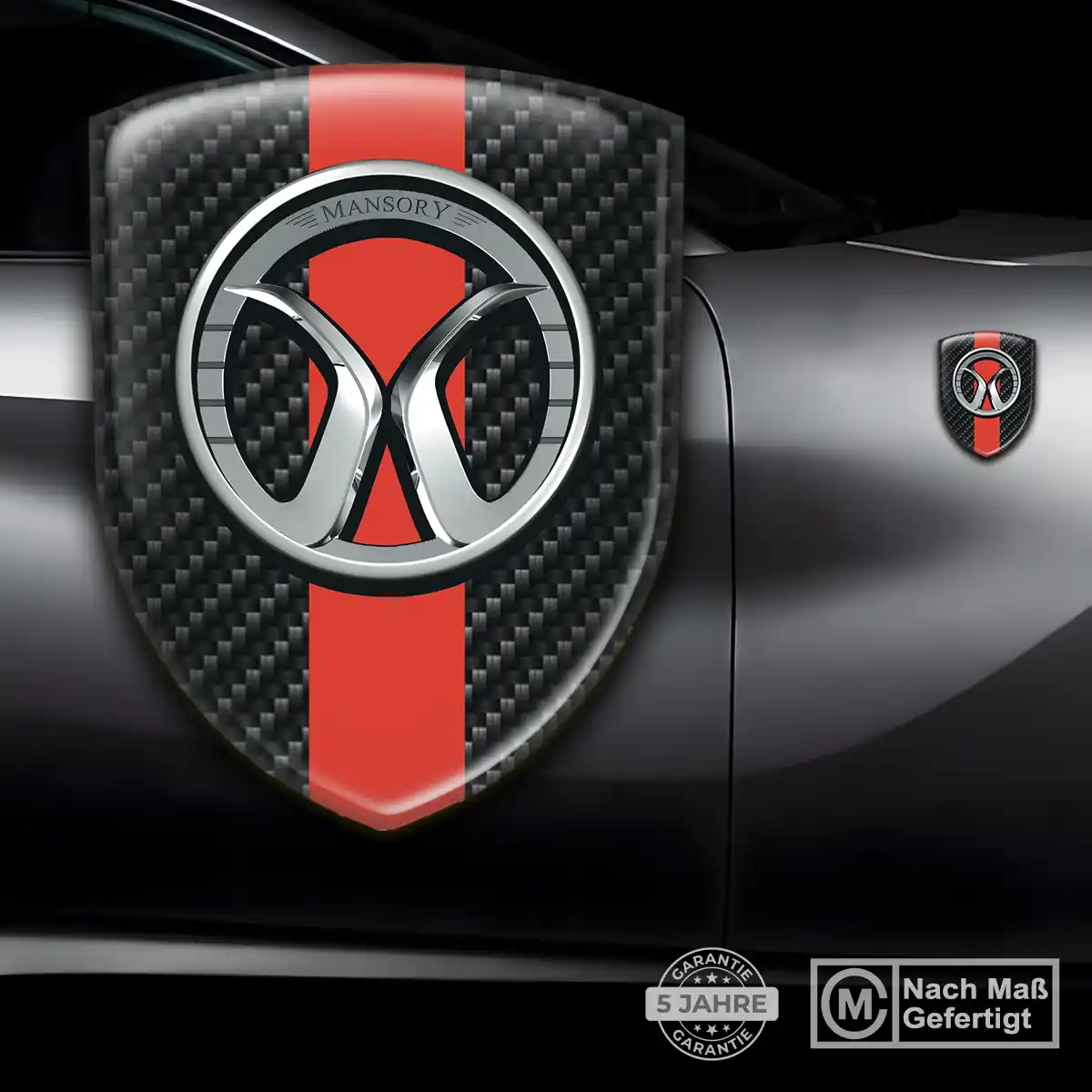 Mansory Aufkleber Emblem Wappen Luxus-Edition