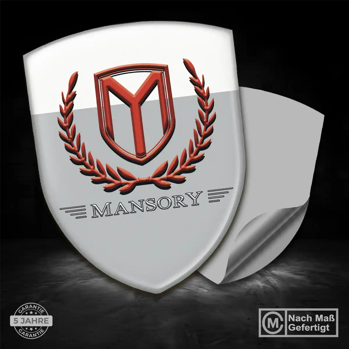 Mansory Aufkleber Emblem Wappen Premiumqualität