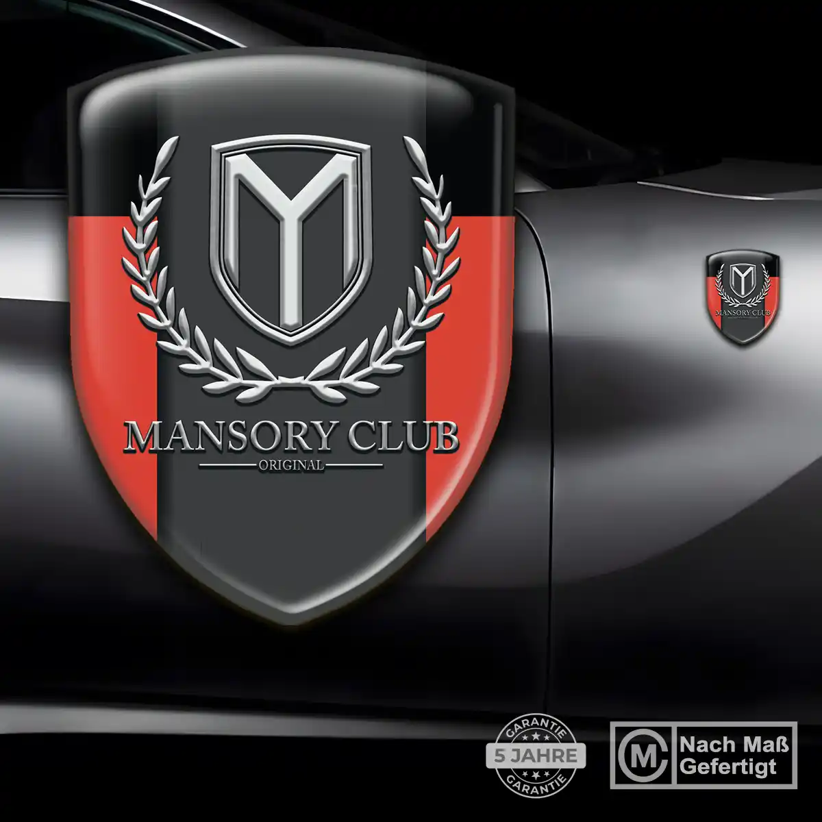 Mansory Aufkleber Emblem Wappen Stilvolles Design