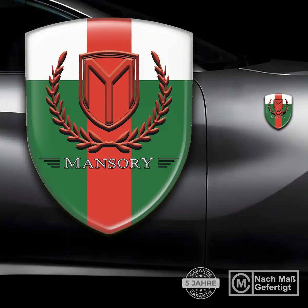 Mansory Aufkleber Emblem Wappen Tuningfahrzeug