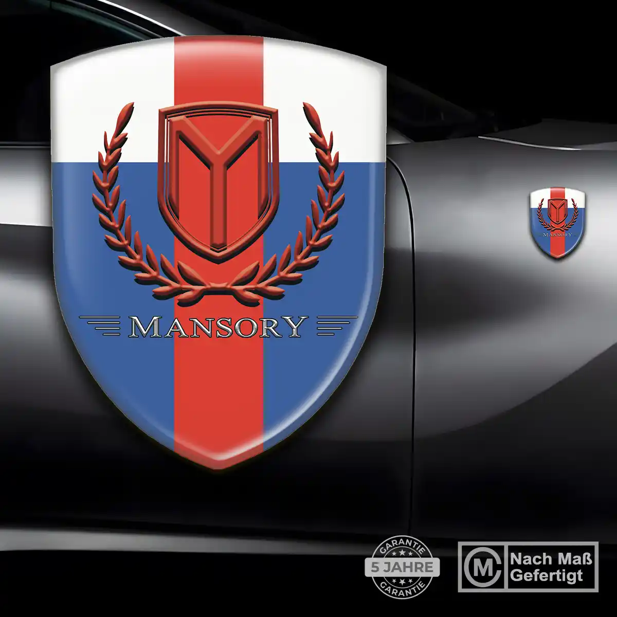 Mansory Aufkleber Embleme Silikon Auto Elegantes Design