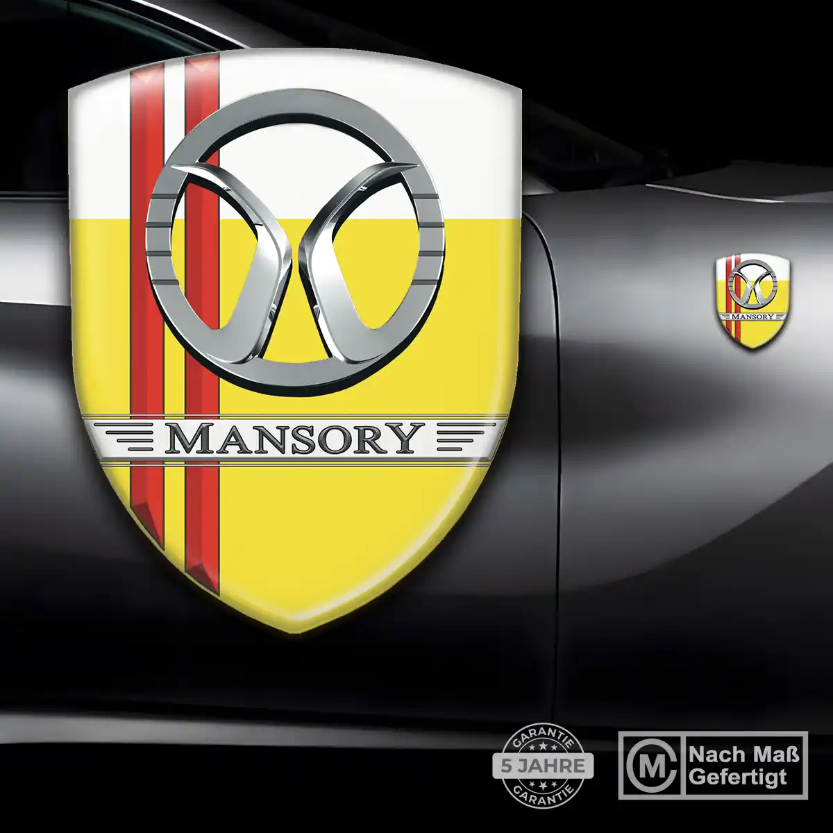 Mansory Aufkleber Embleme Silikon Auto Exterieurdesign