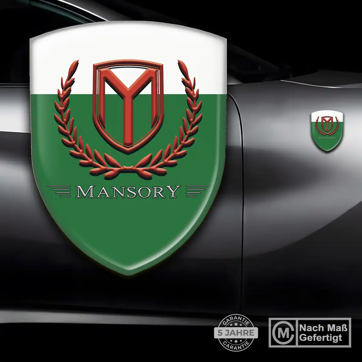 Mansory Aufkleber Embleme Silikon Auto Limitierte Auflage