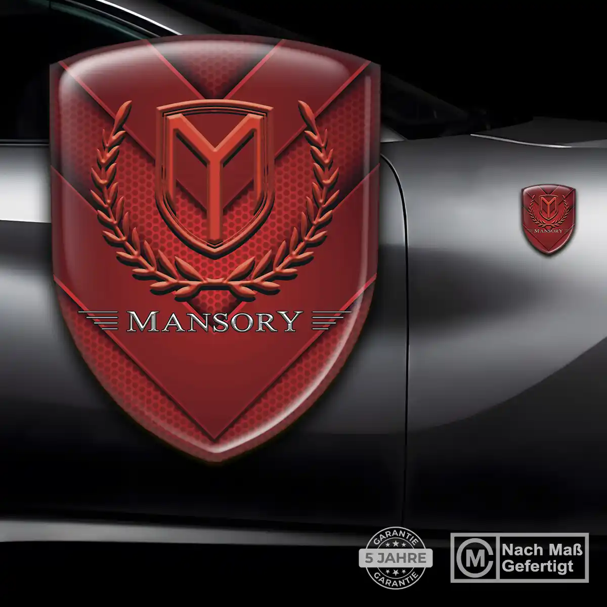 Mansory Aufkleber Embleme Silikon Auto Luxus-Edition