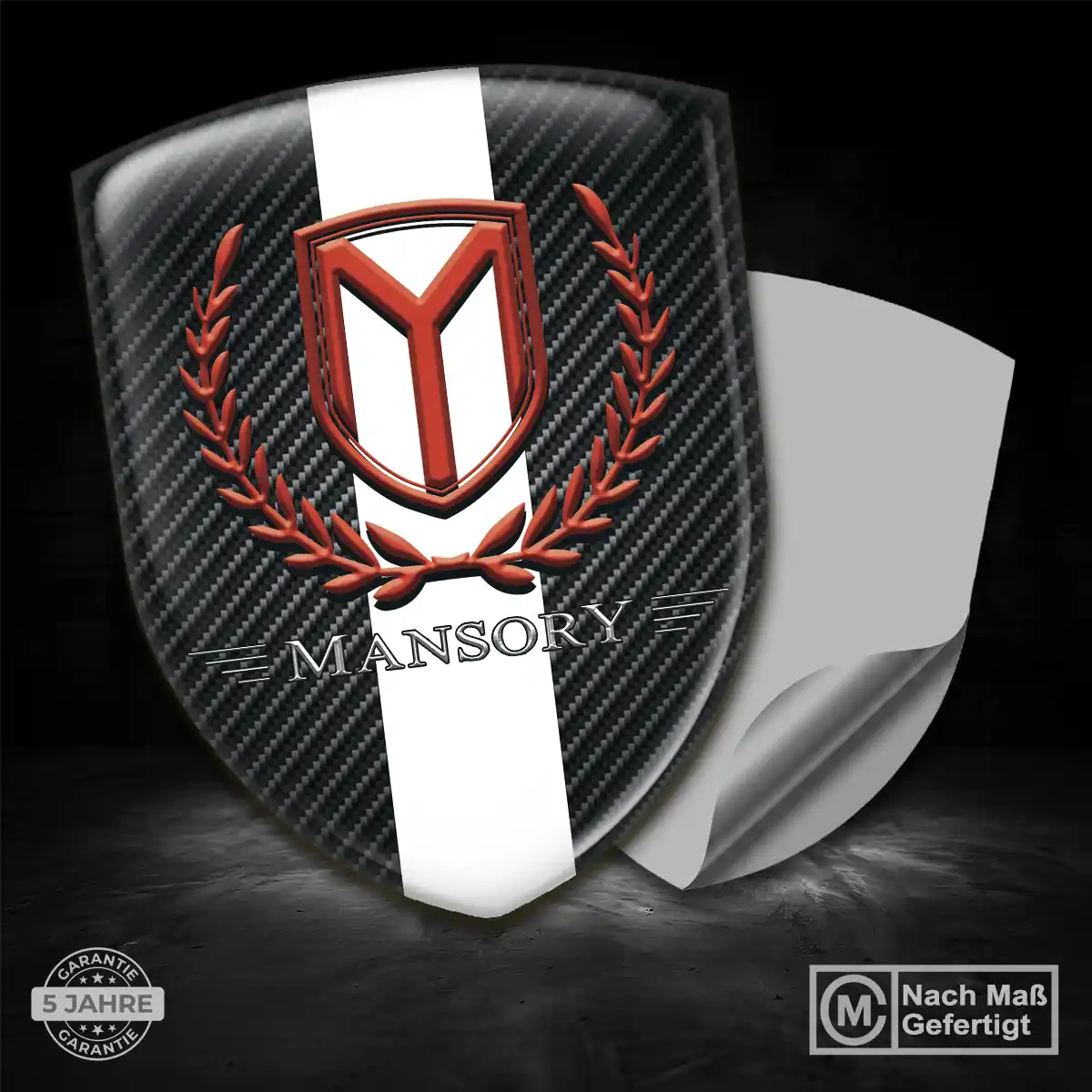 Mansory Aufkleber Embleme Silikon Auto Markenedition