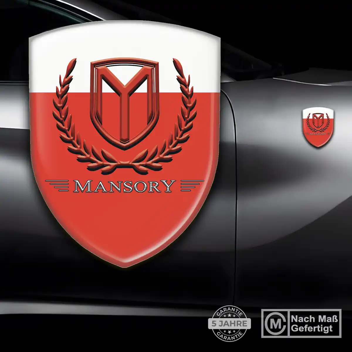 Mansory Aufkleber Embleme Silikon Hochwertiges Harz