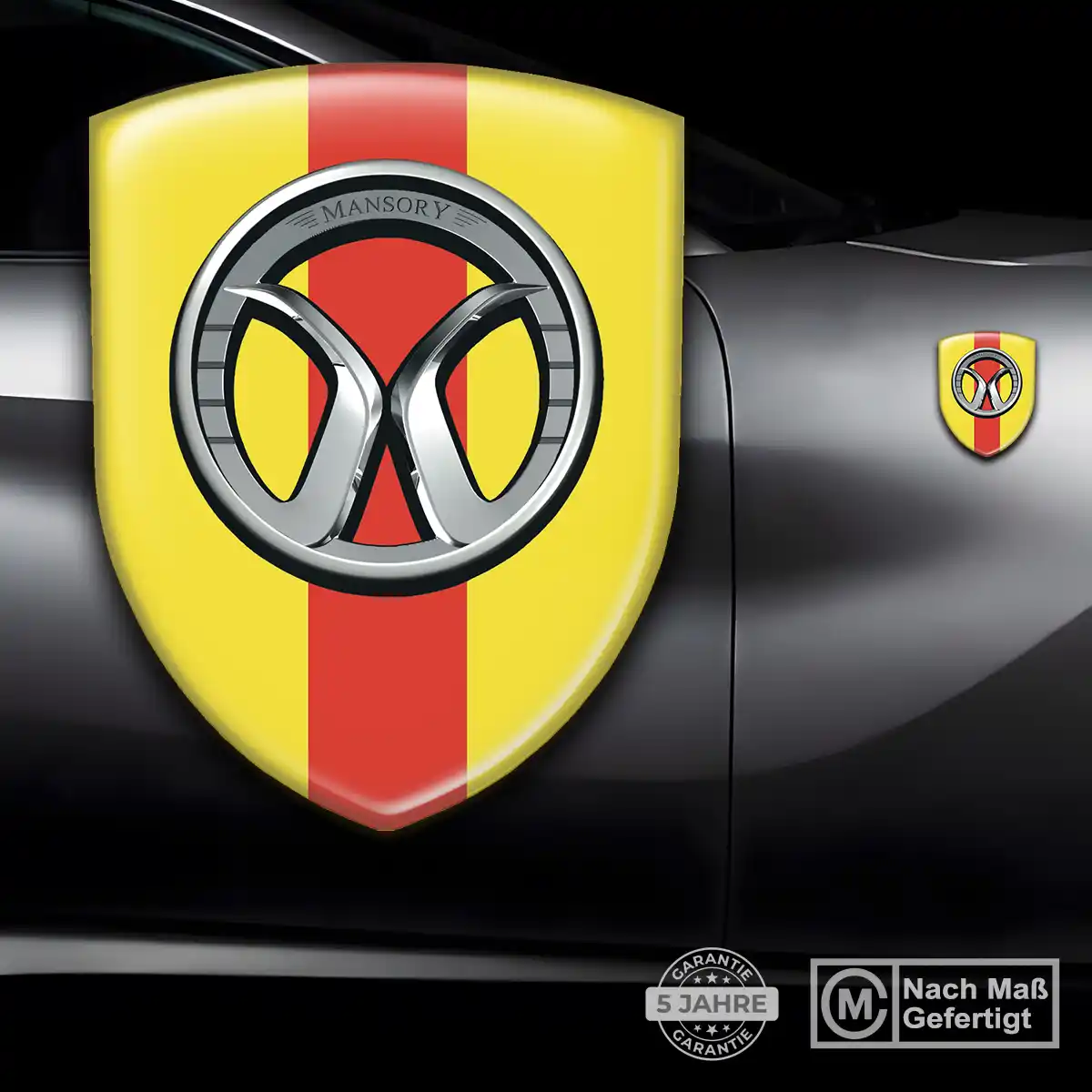 Mansory Aufkleber Embleme Silikon Interieurdesign