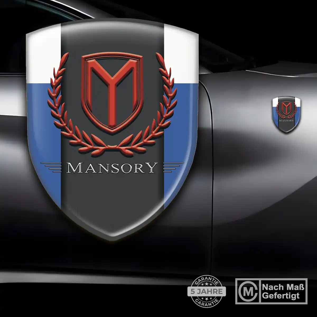 Mansory Aufkleber Embleme Silikon Limitierte Auflage