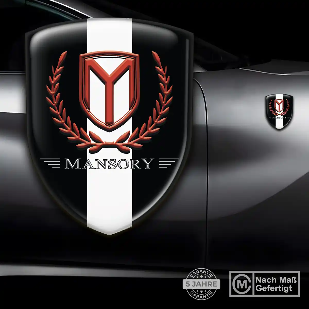 Mansory Aufkleber Embleme Silikon Luxus-Edition