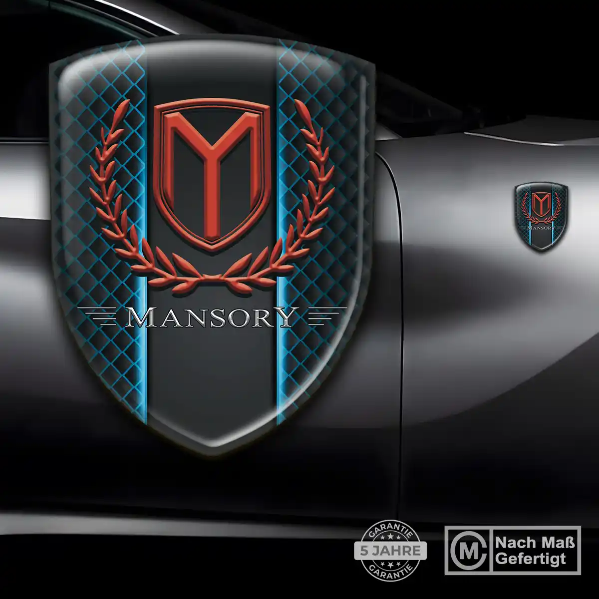 Mansory Aufkleber Embleme Silikon Premiumqualität