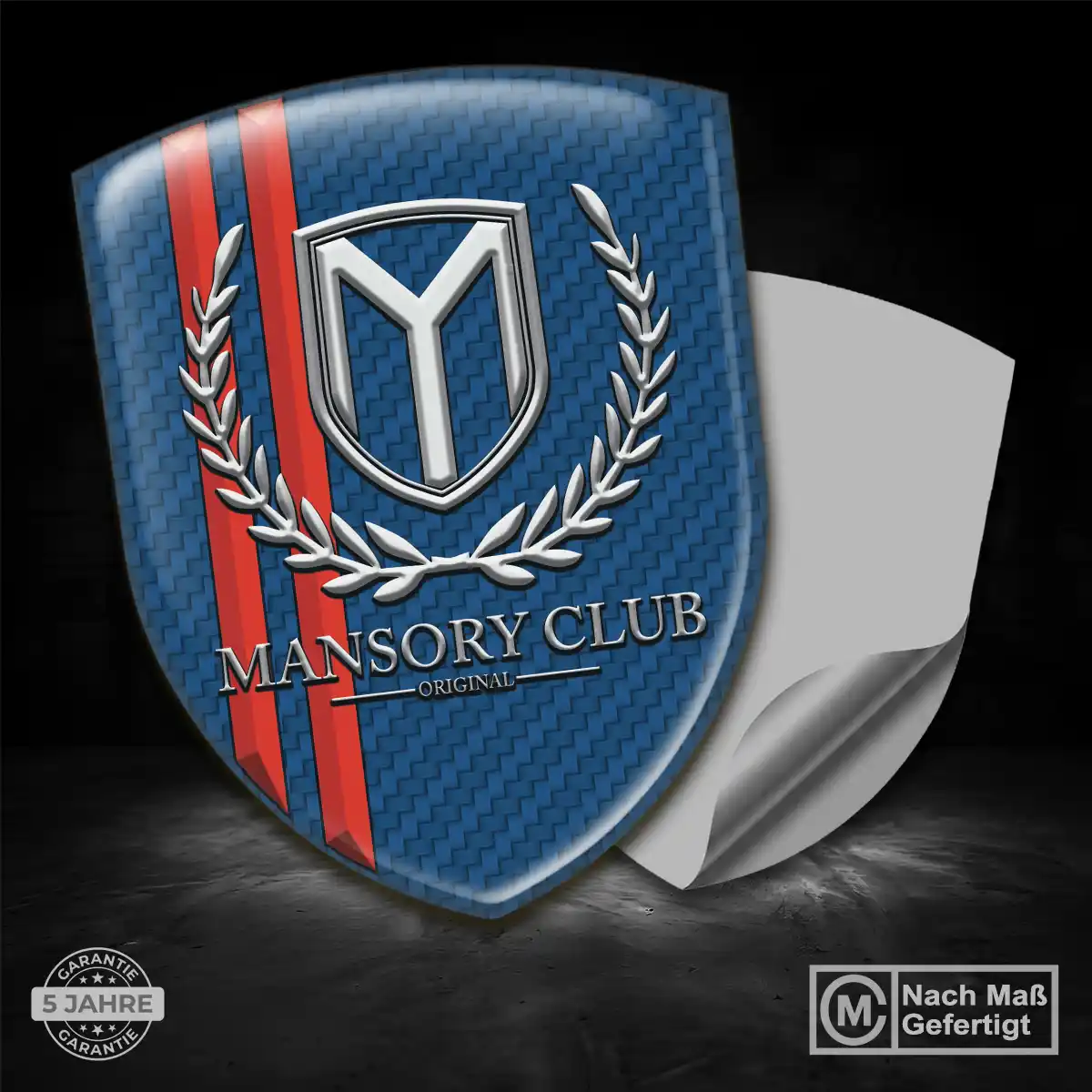 Mansory Aufkleber Embleme Silikon Tuningfahrzeug