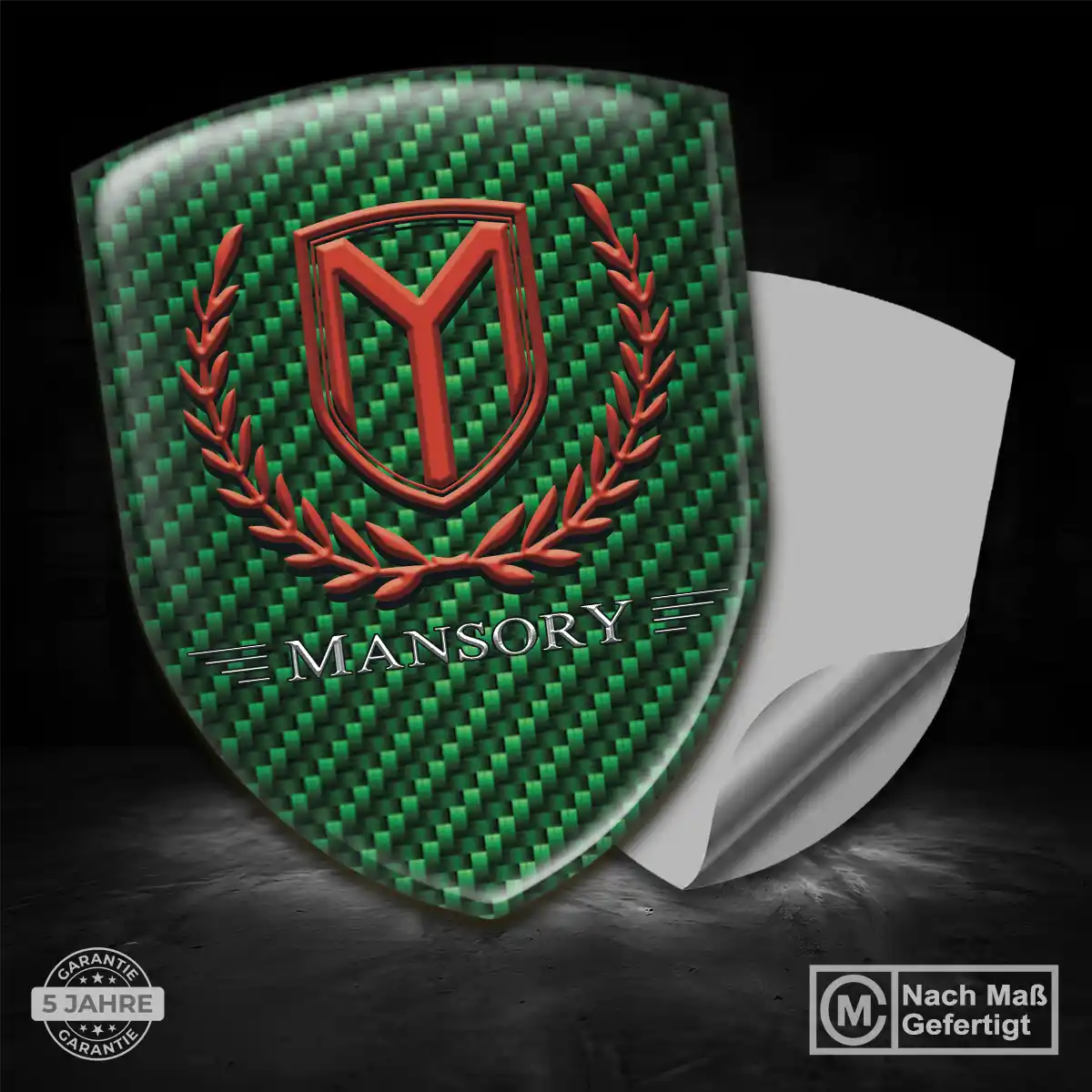 Mansory Aufkleber Hochwertiges Harz