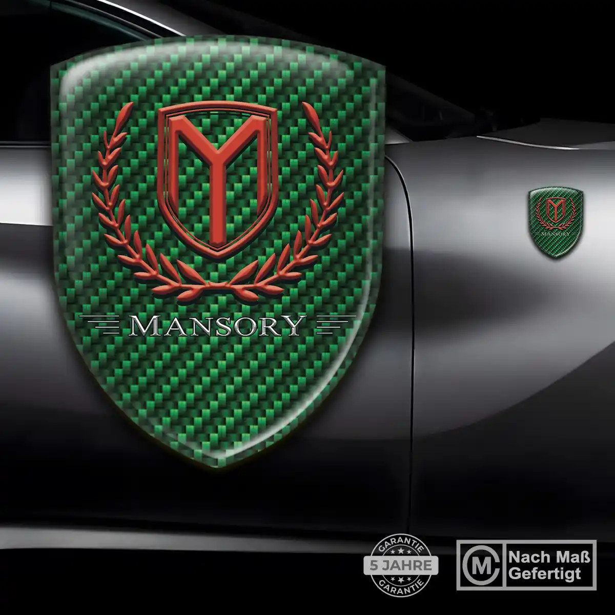 Mansory Aufkleber Hochwertiges Harz