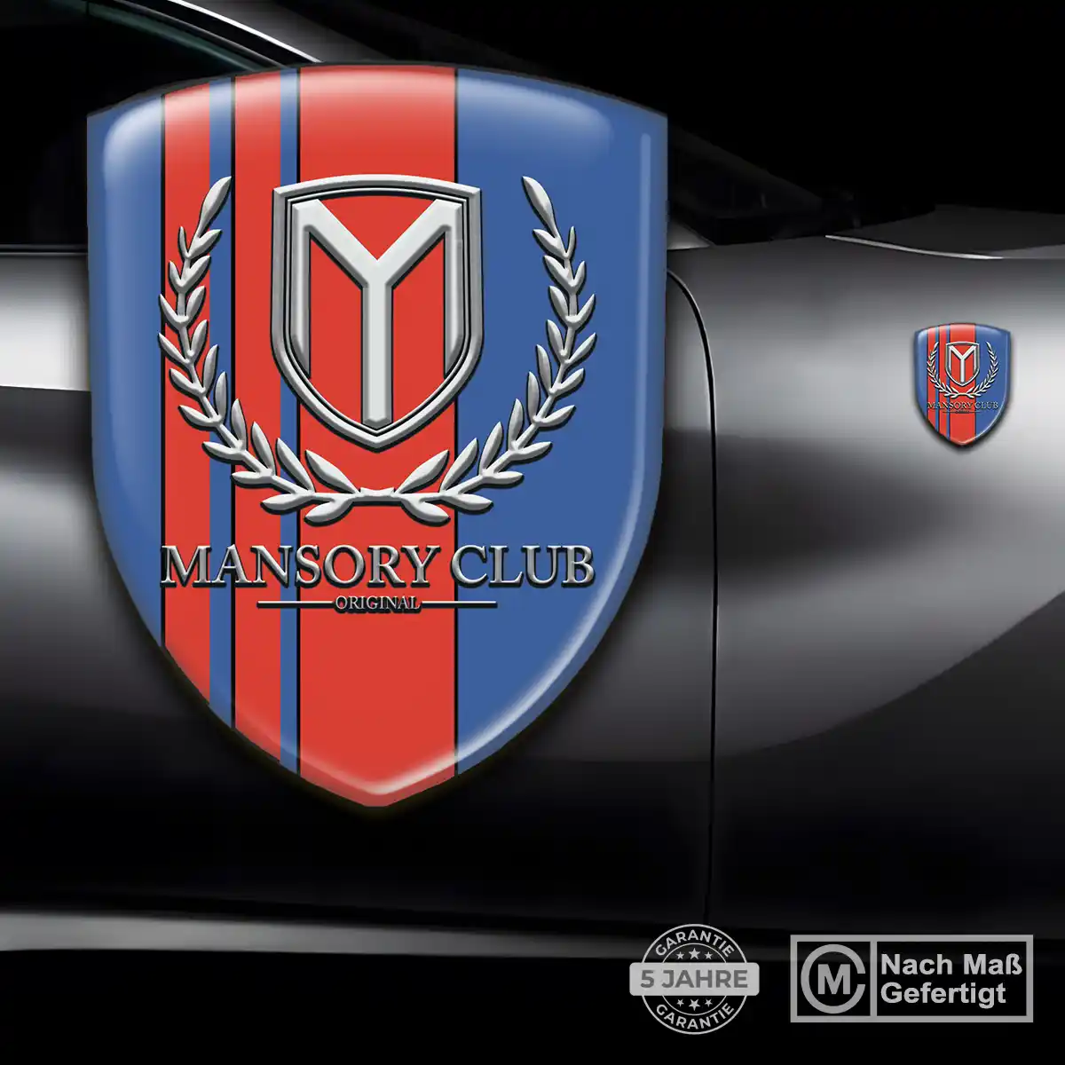 Mansory Aufkleber Silikon Embleme Auto Exterieurdesign