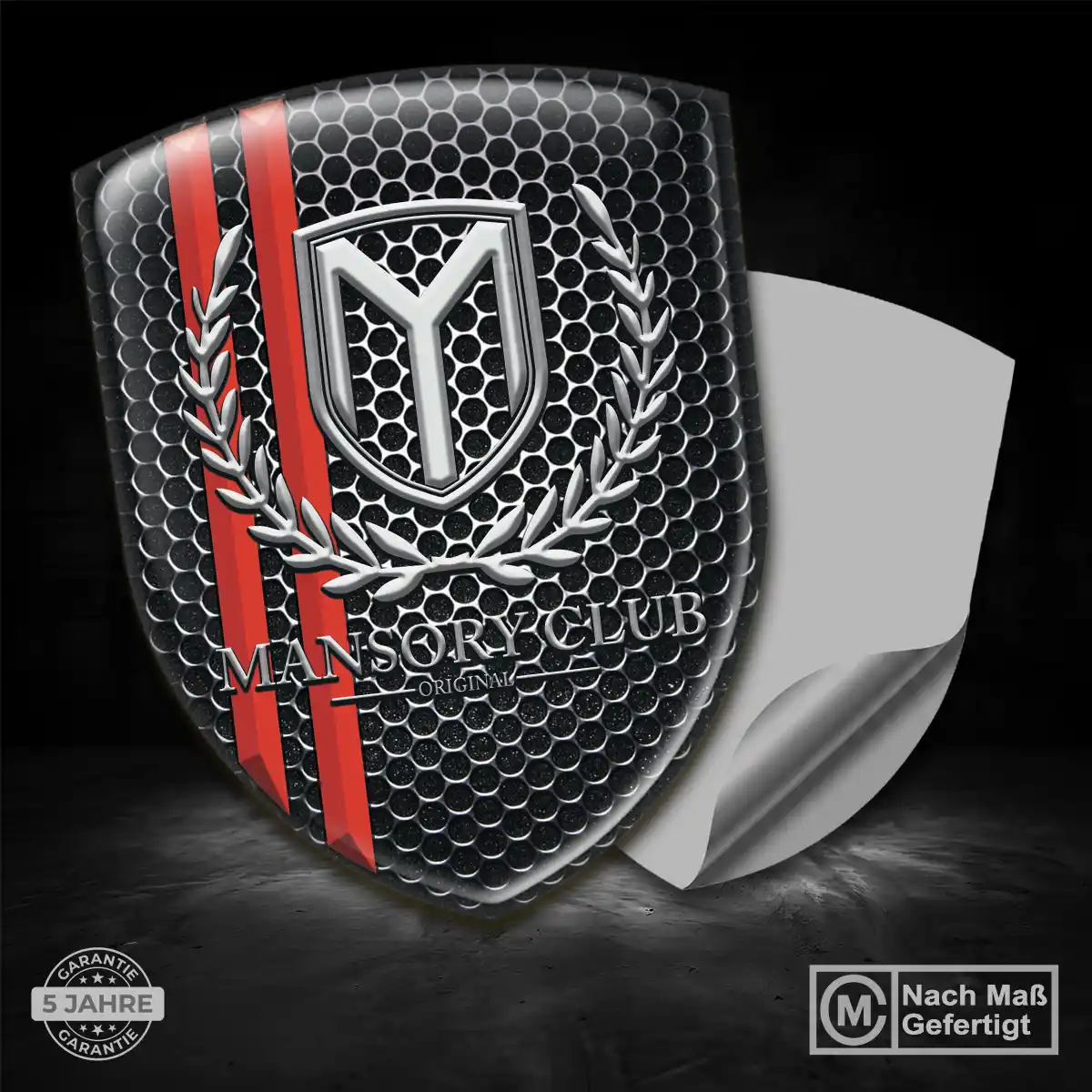 Mansory Aufkleber Silikon Embleme Auto Hochwertiges Harz