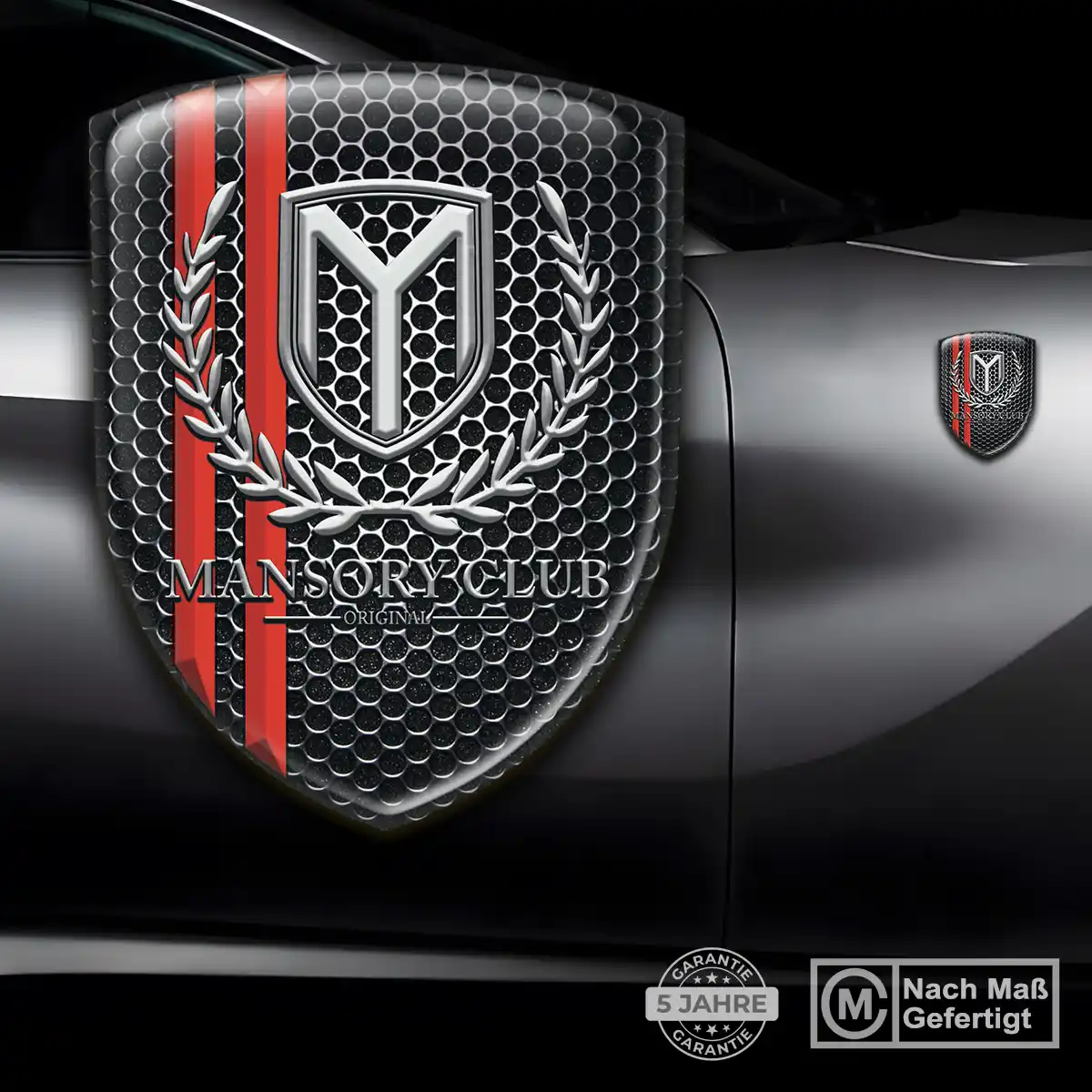 Mansory Aufkleber Silikon Embleme Auto Hochwertiges Harz