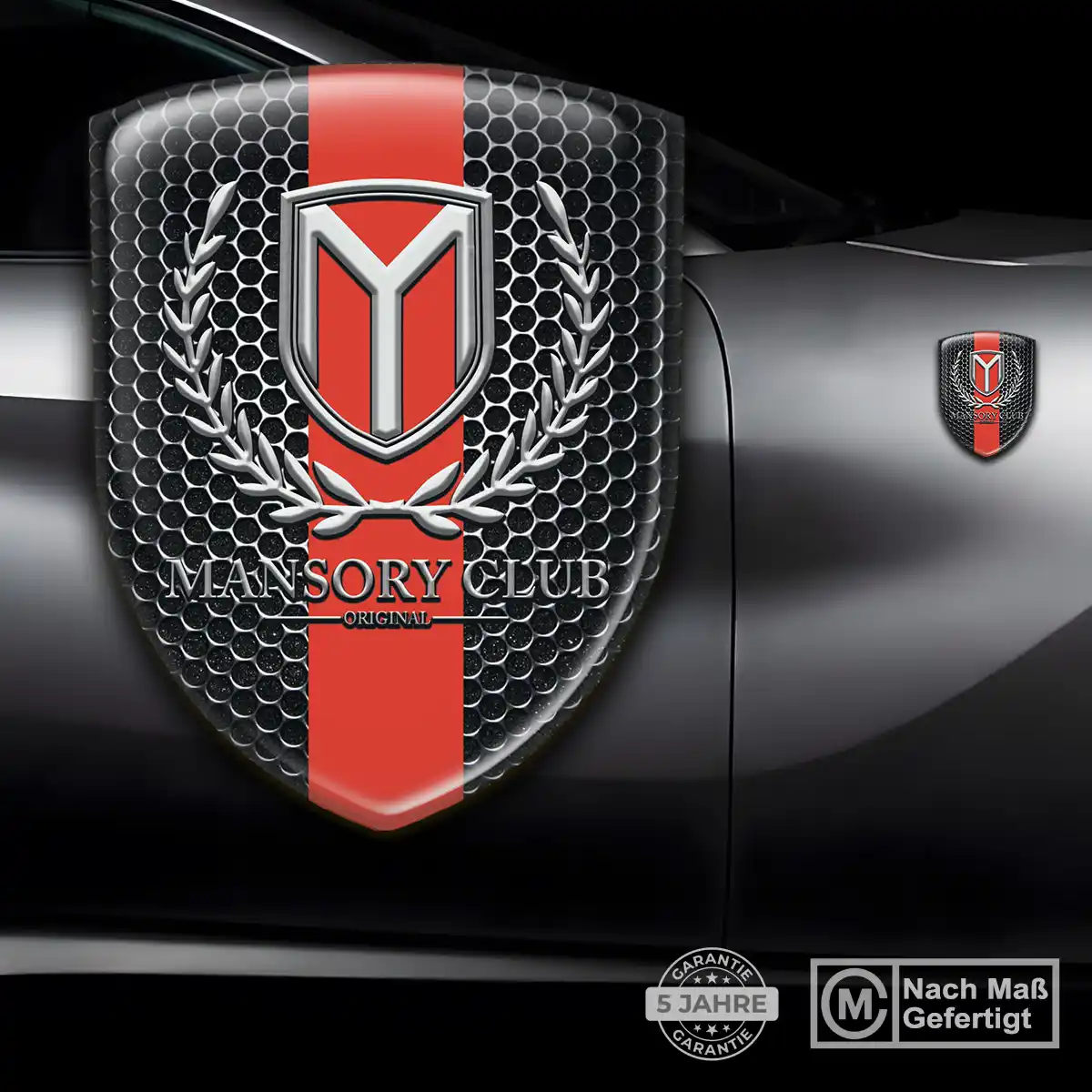 Mansory Aufkleber Silikon Embleme Auto Markenedition