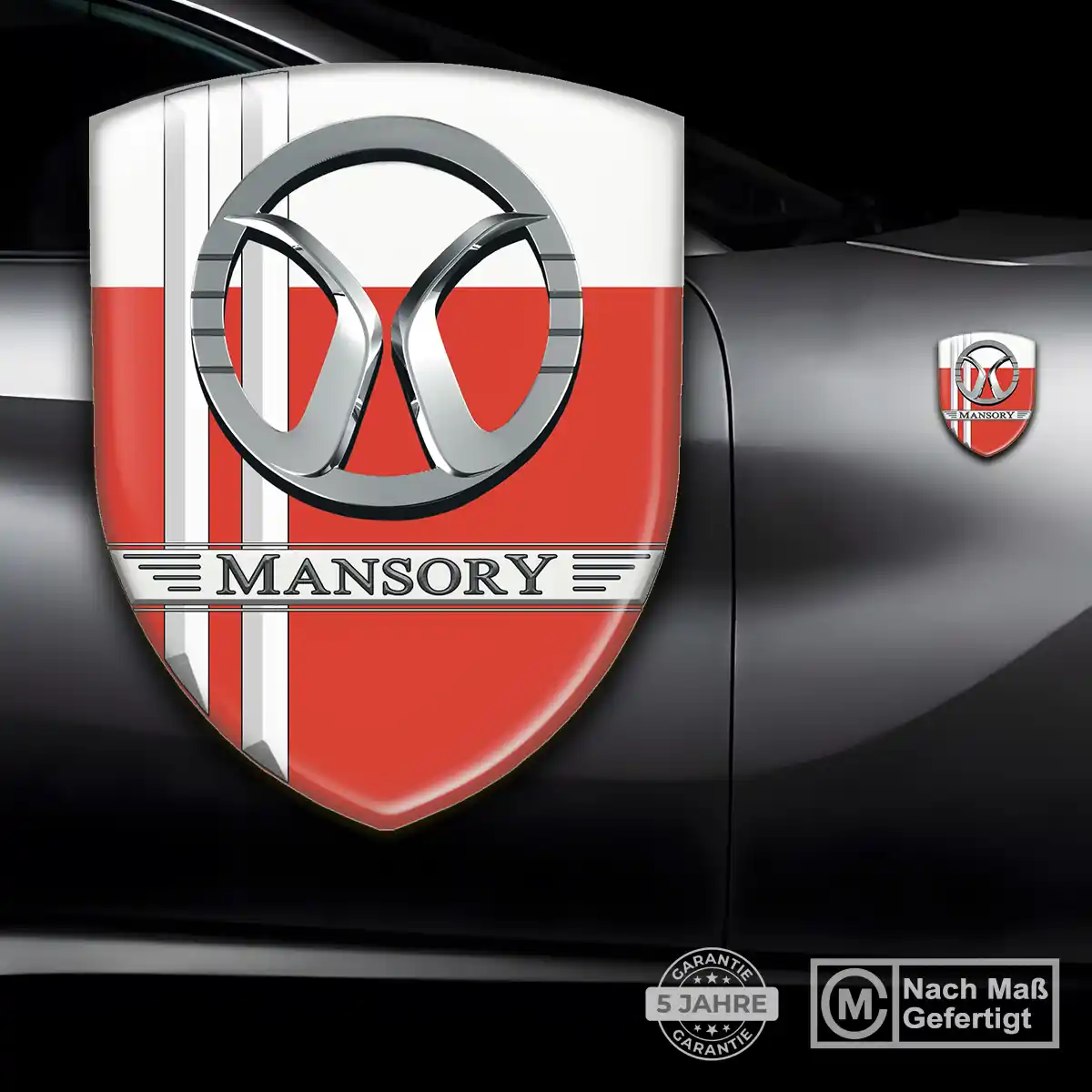 Mansory Aufkleber Silikon Embleme Auto Stilvolles Design