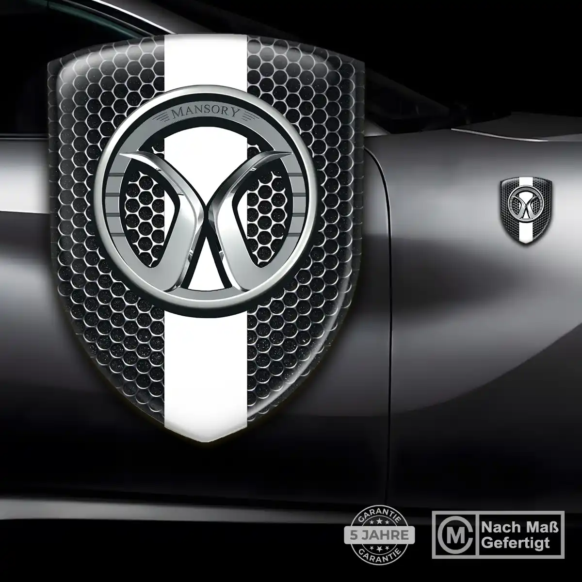 Mansory Aufkleber Silikon Embleme Hochwertiges Harz