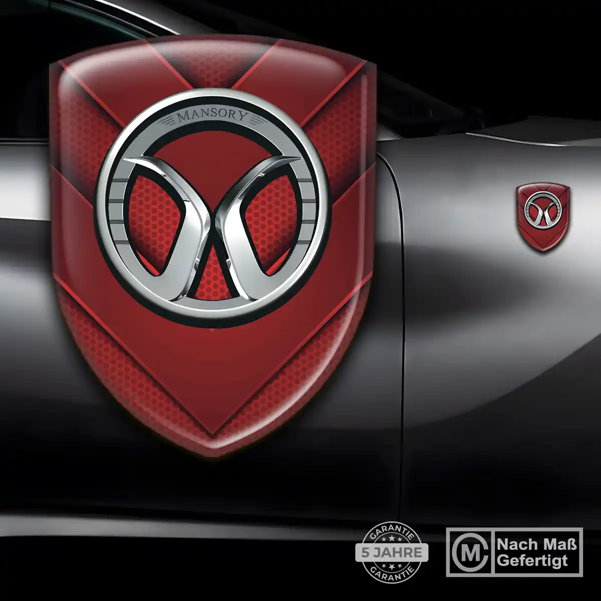 Mansory Aufkleber Silikon Embleme Limitierte Auflage