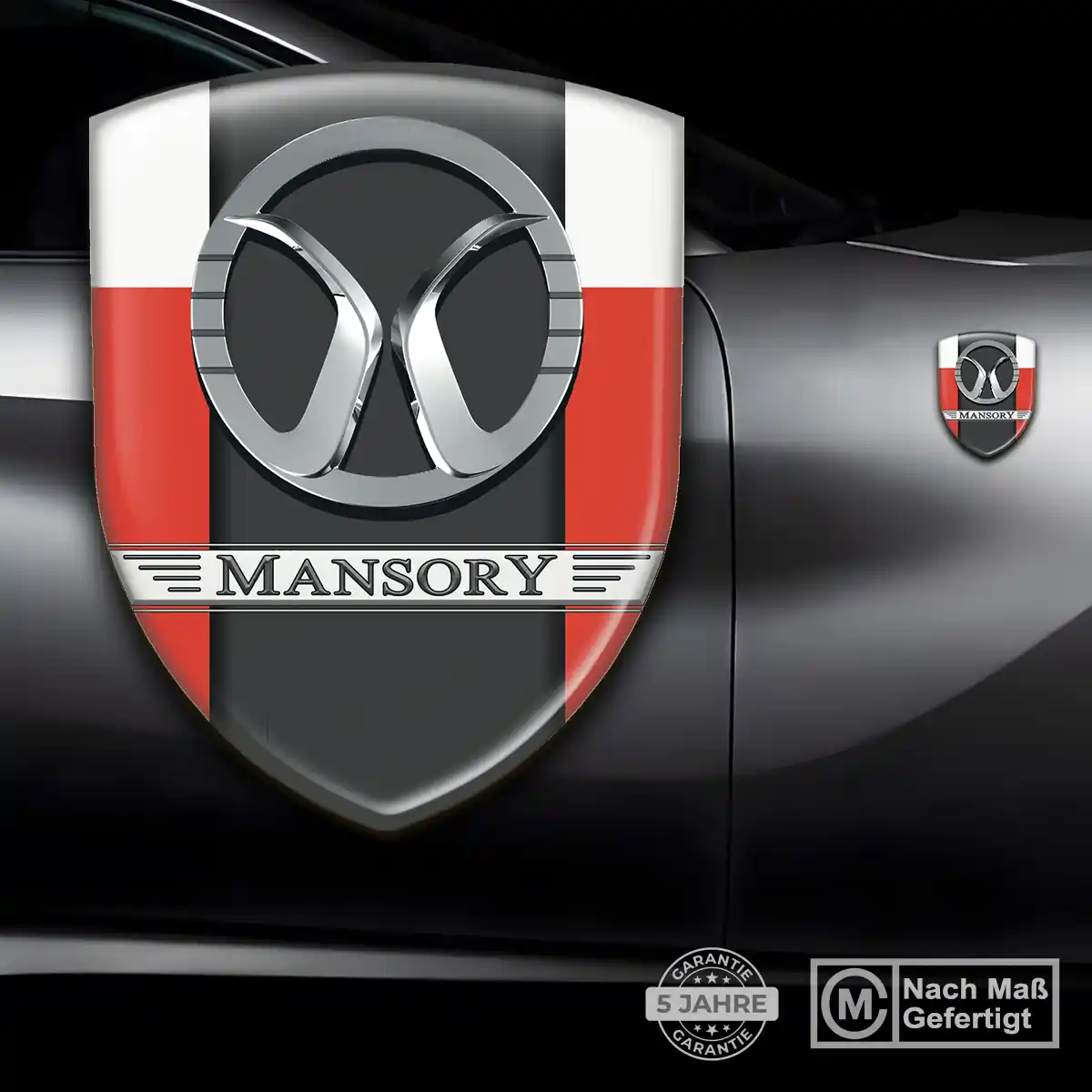 Mansory Aufkleber Silikon Embleme Luxus-Edition