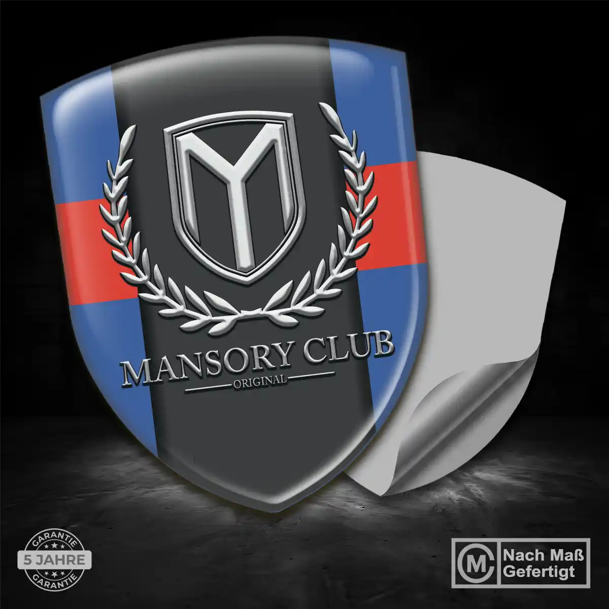 Mansory Aufkleber Silikon Embleme Tuningfahrzeug