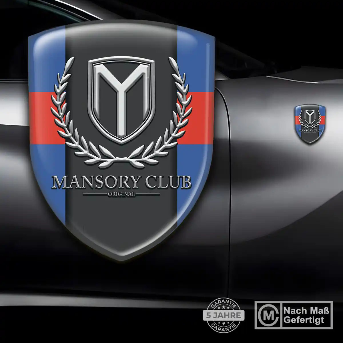 Mansory Aufkleber Silikon Embleme Tuningfahrzeug