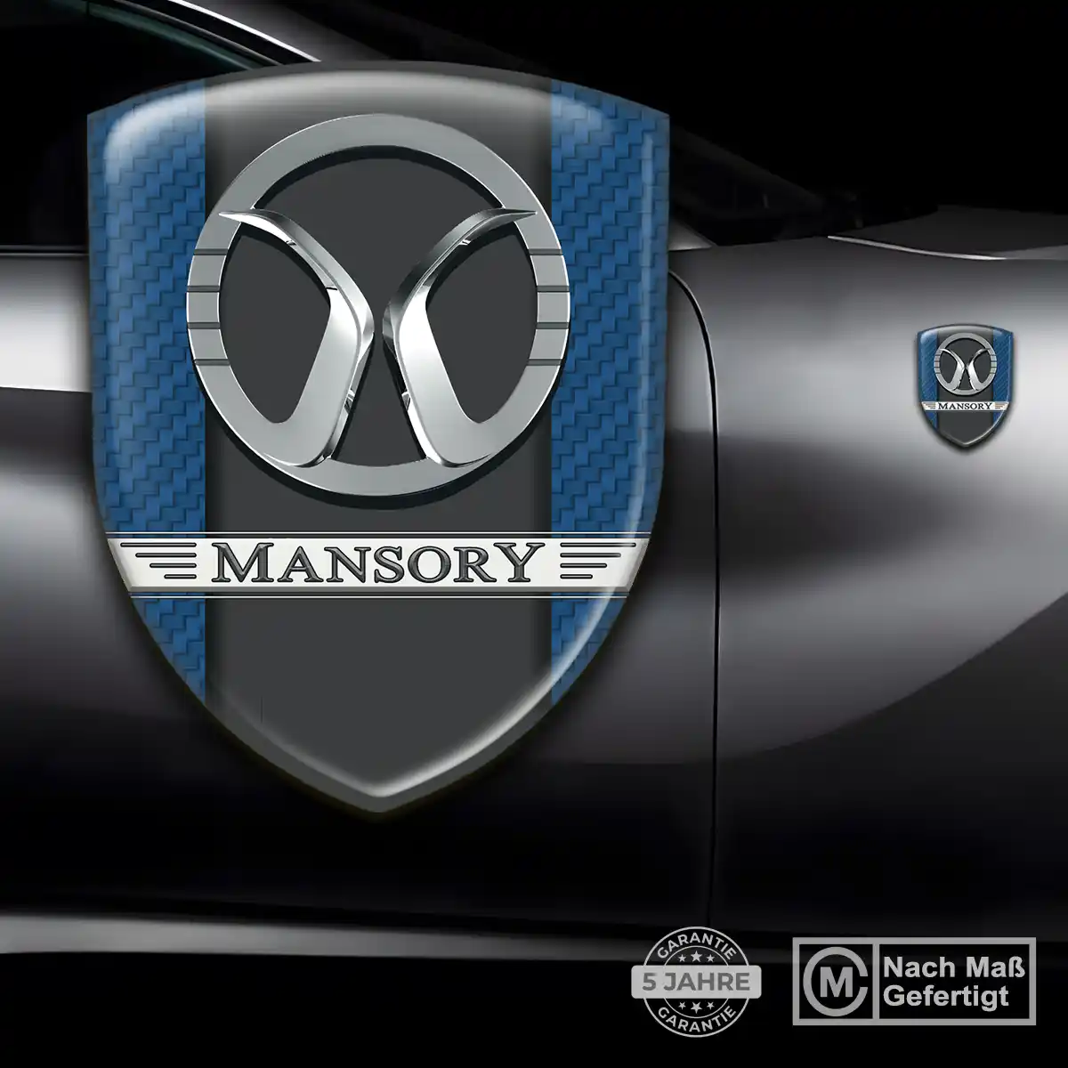 Mansory Aufkleber Wappen Auto Elegantes Design