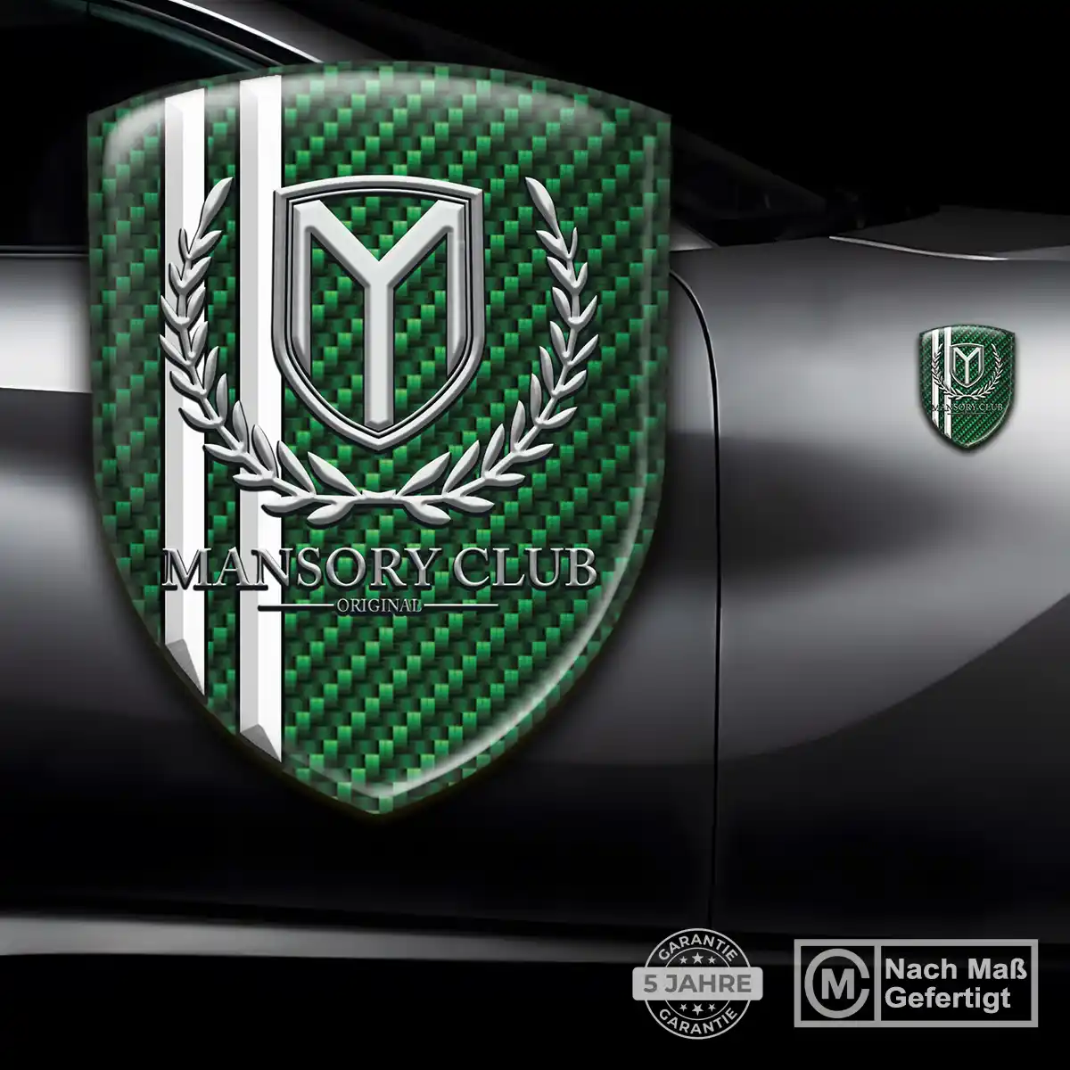 Mansory Aufkleber Wappen Auto Markenedition