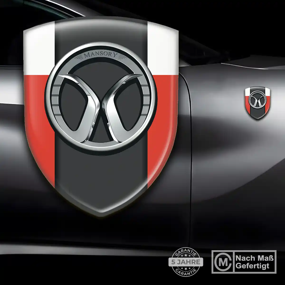 Mansory Aufkleber Wappen Auto Tuningfahrzeug