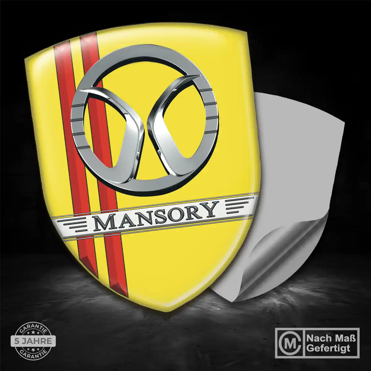 Mansory Aufkleber Wappen Emblem Auto Elegantes Design