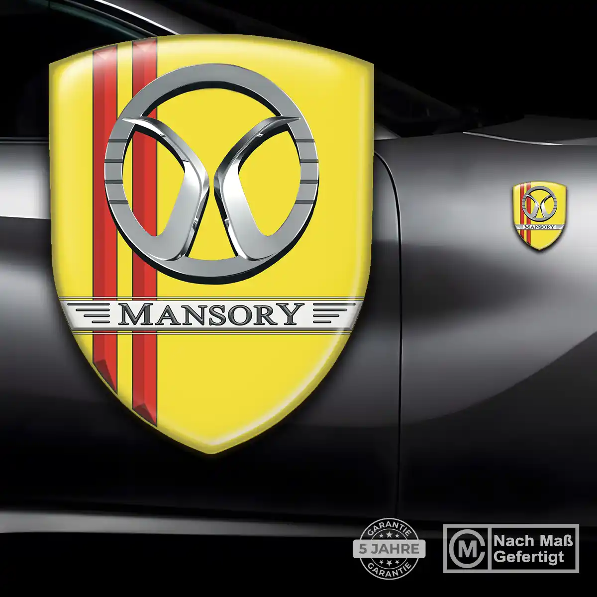 Mansory Aufkleber Wappen Emblem Auto Elegantes Design