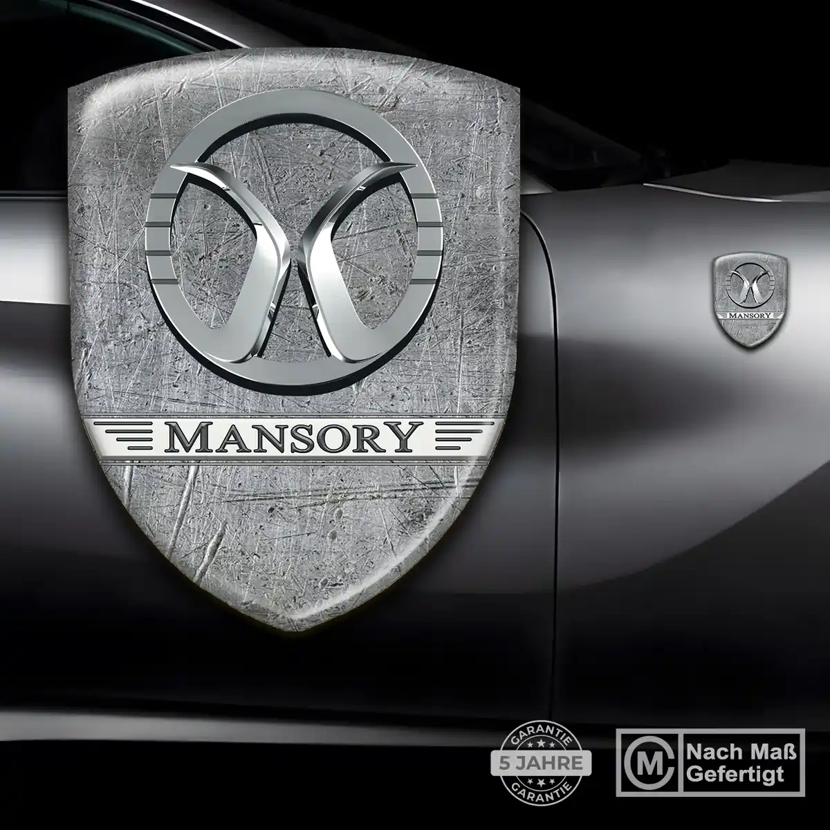 Mansory Aufkleber Wappen Emblem Auto Hochwertiges Harz