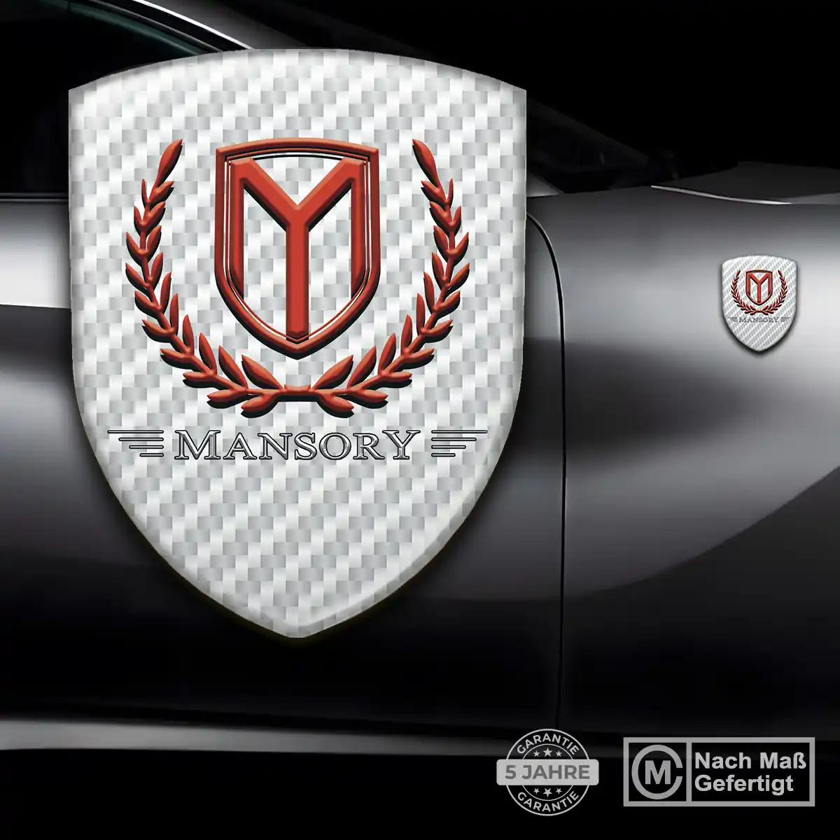 Mansory Aufkleber Wappen Emblem Auto Interieurdesign