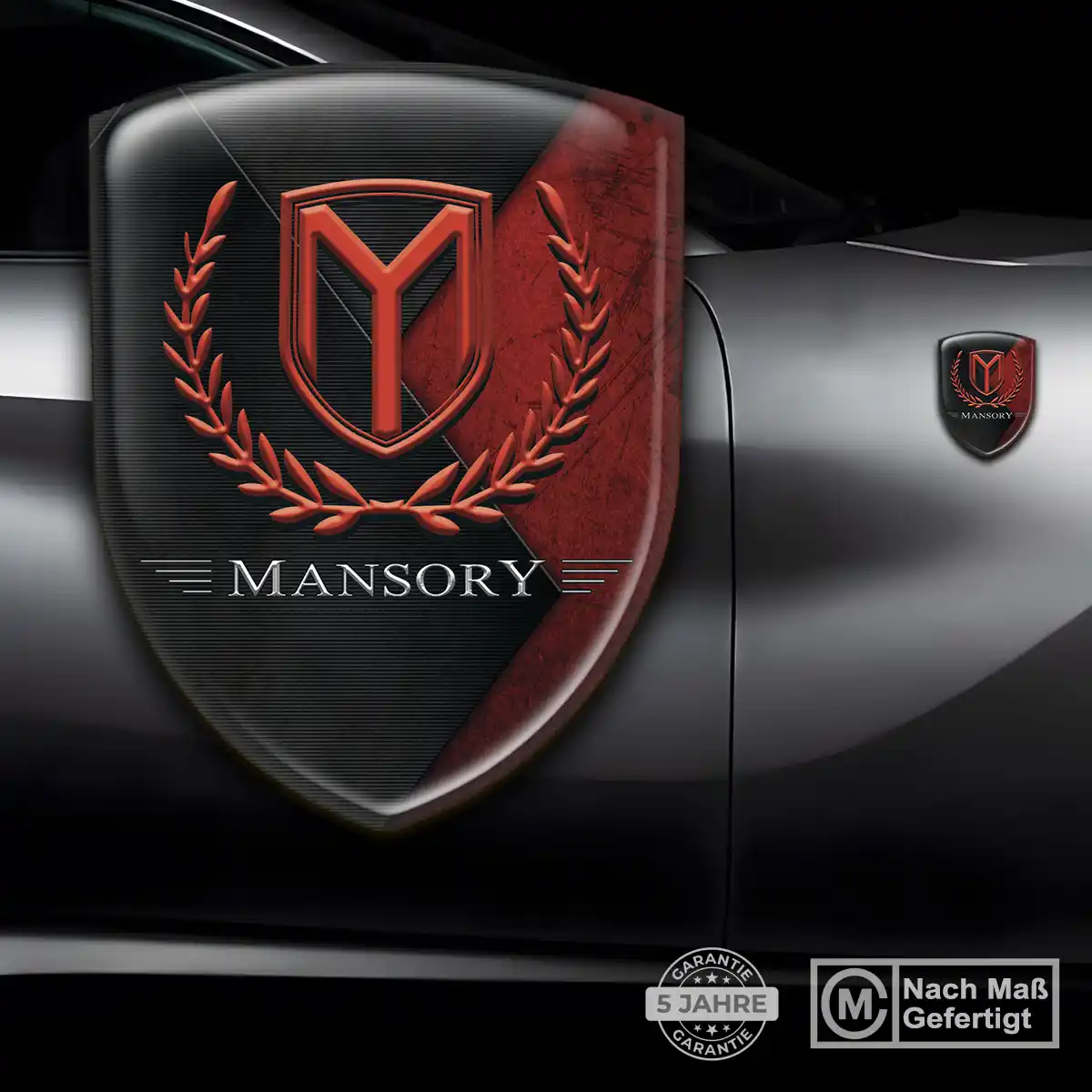 Mansory Aufkleber Wappen Emblem Auto Luxus-Edition