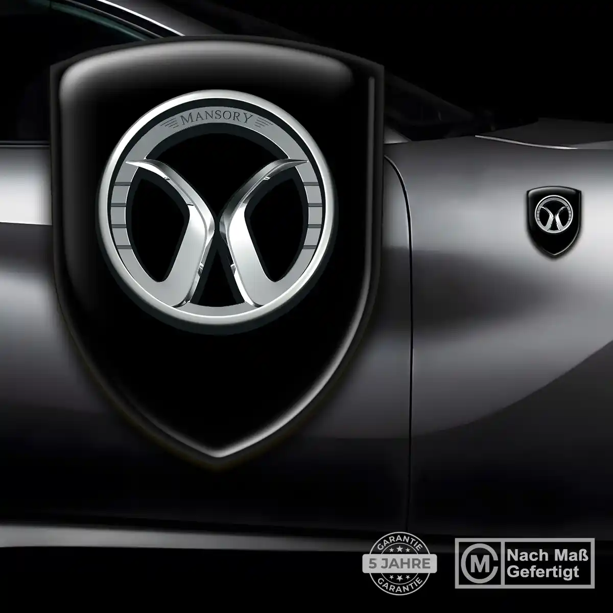 Mansory Aufkleber Wappen Emblem Auto Markenedition