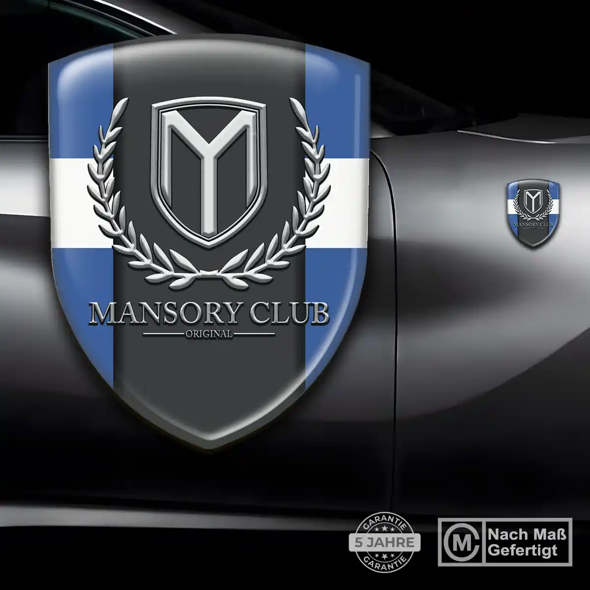 Mansory Aufkleber Wappen Emblem Auto Premium-Edition