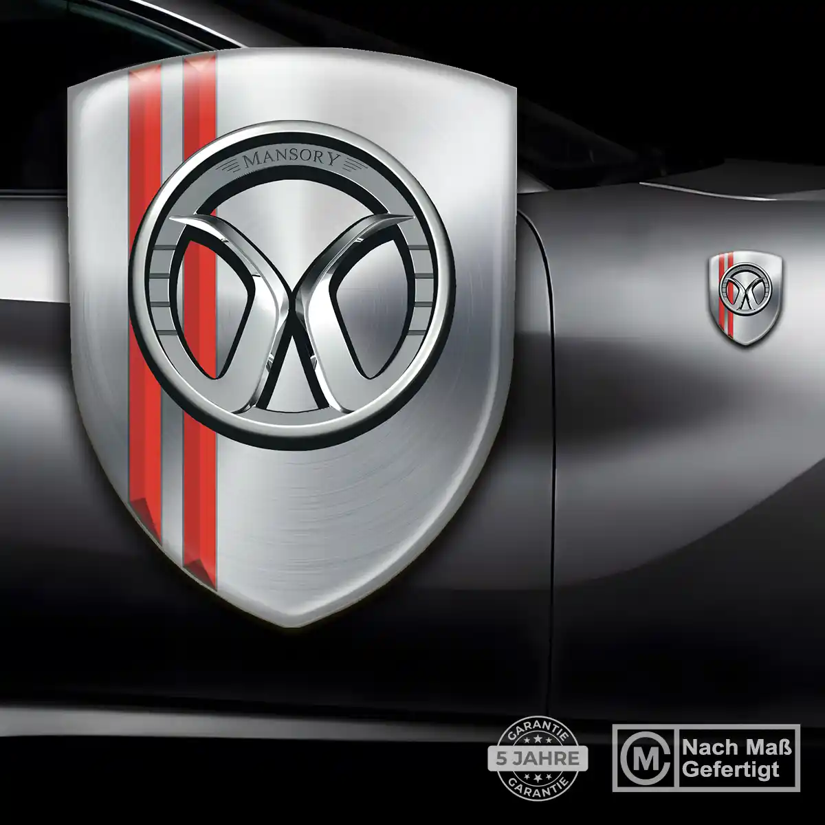 Mansory Aufkleber Wappen Emblem Auto Premiumqualität