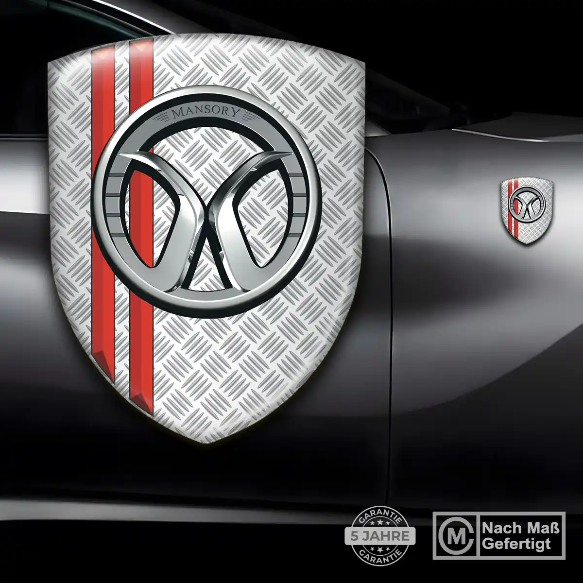 Mansory Aufkleber Wappen Emblem Auto Stilvolles Design