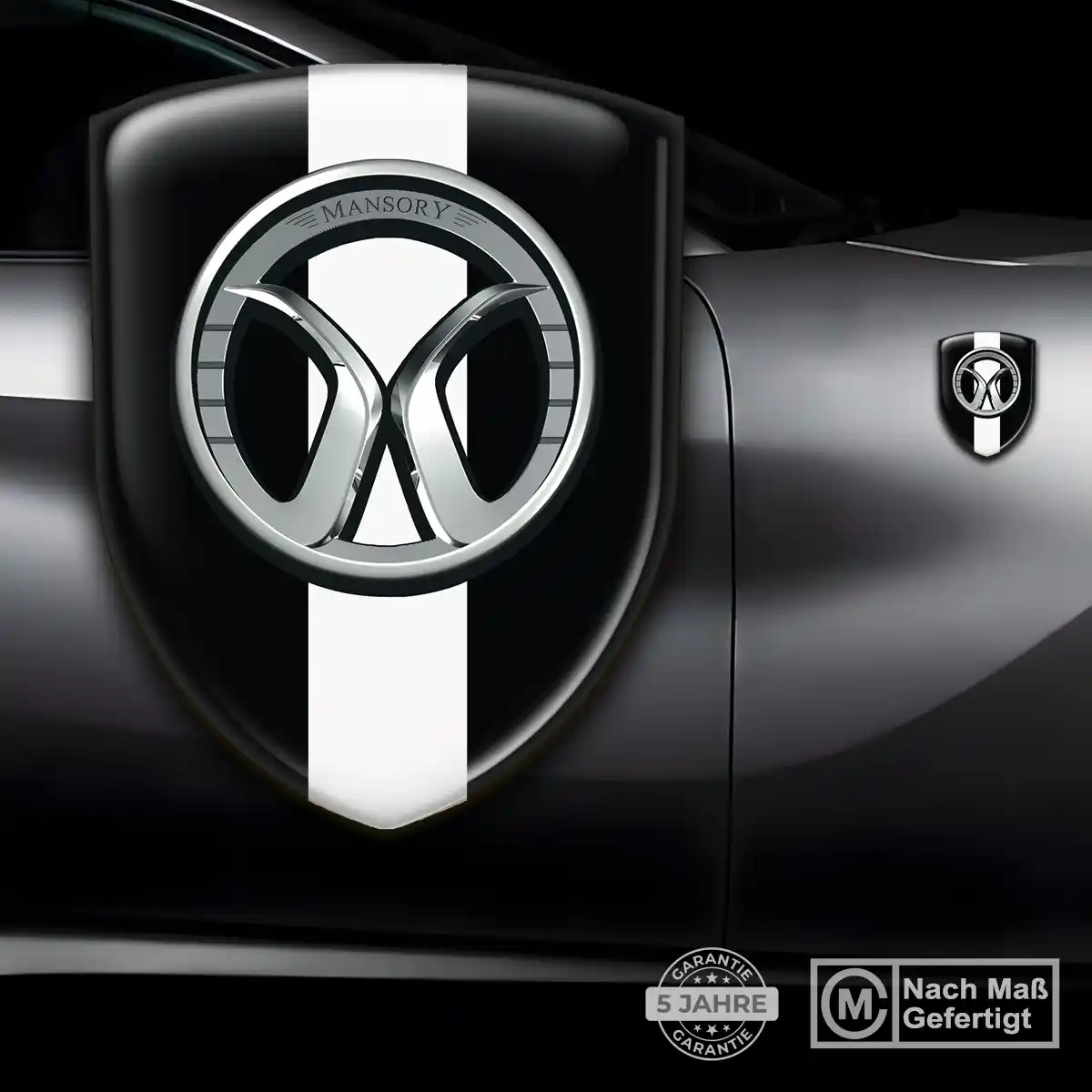 Mansory Aufkleber Wappen Emblem Auto Tuningfahrzeug