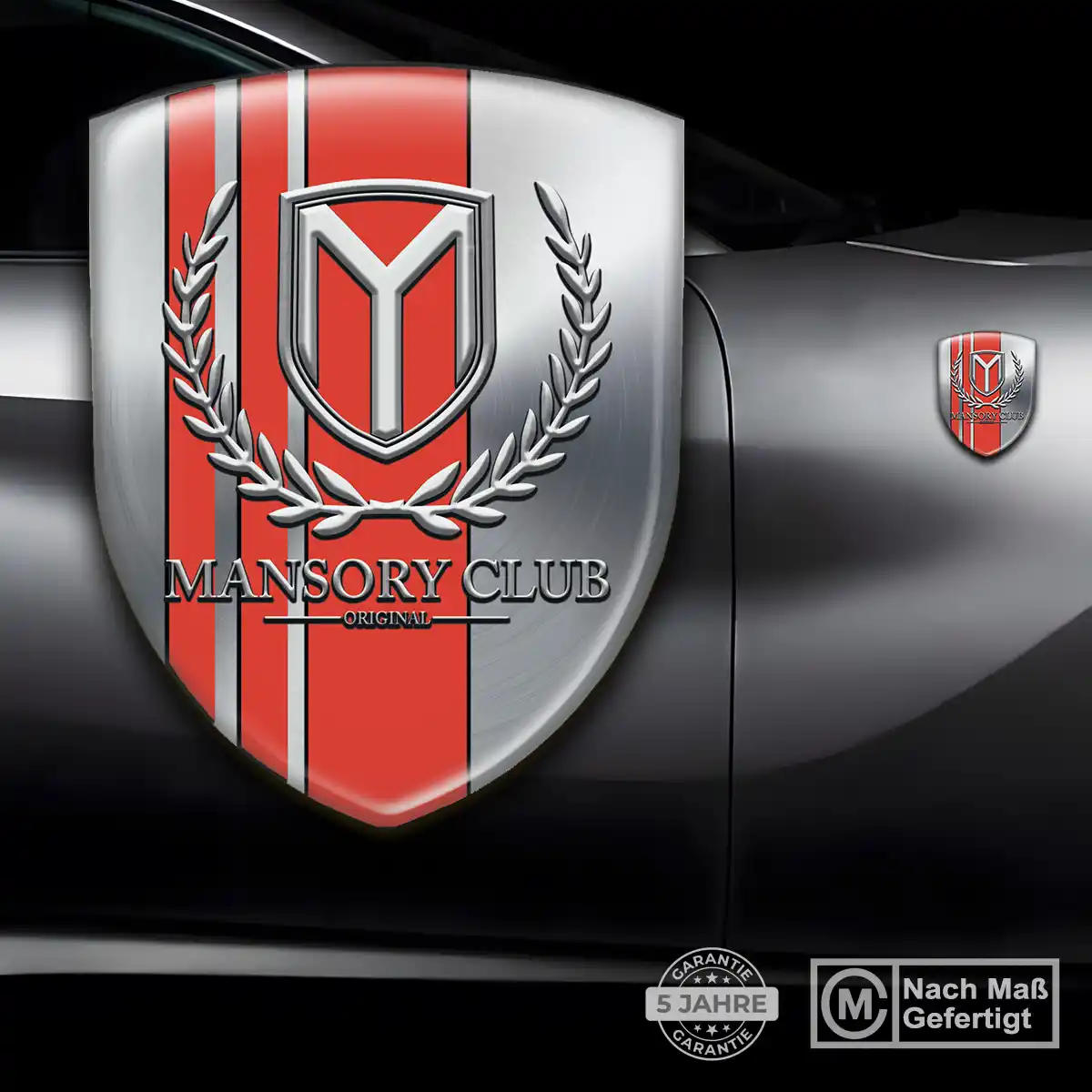 Mansory Aufkleber Wappen Emblem Edles Design