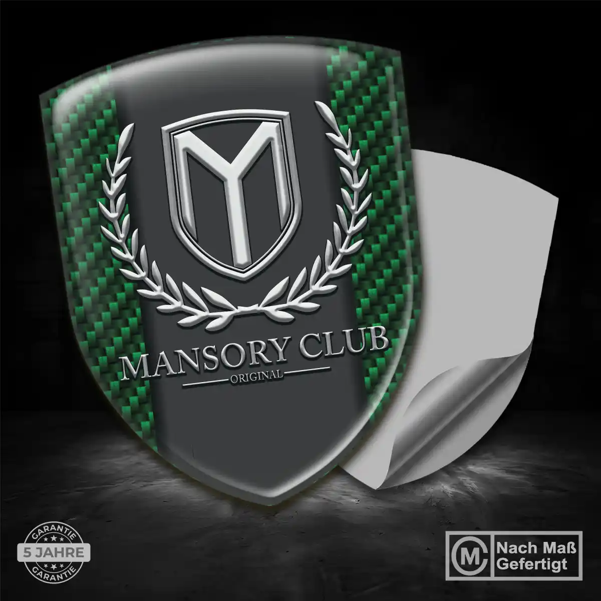 Mansory Aufkleber Wappen Emblem Exterieurdesign