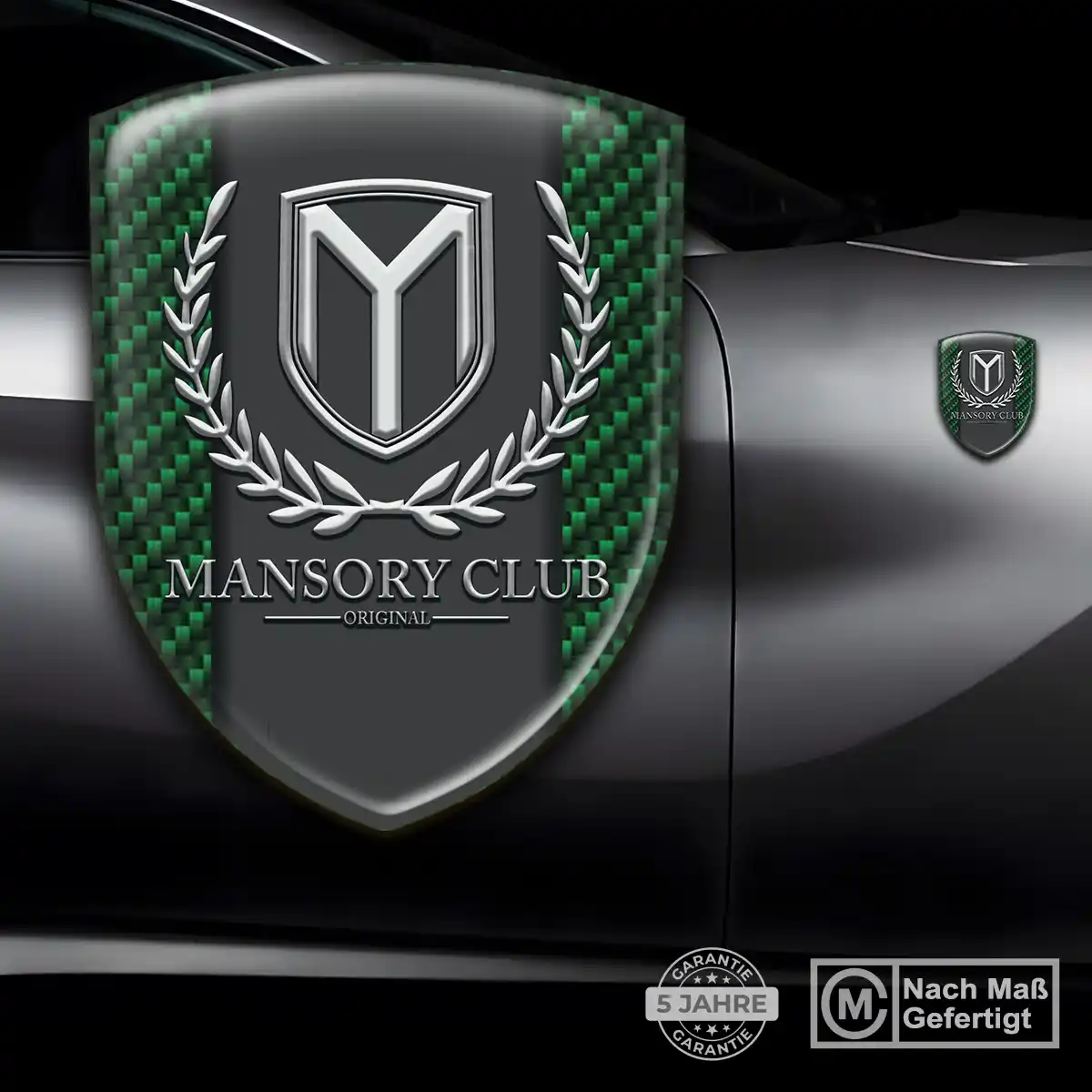 Mansory Aufkleber Wappen Emblem Exterieurdesign