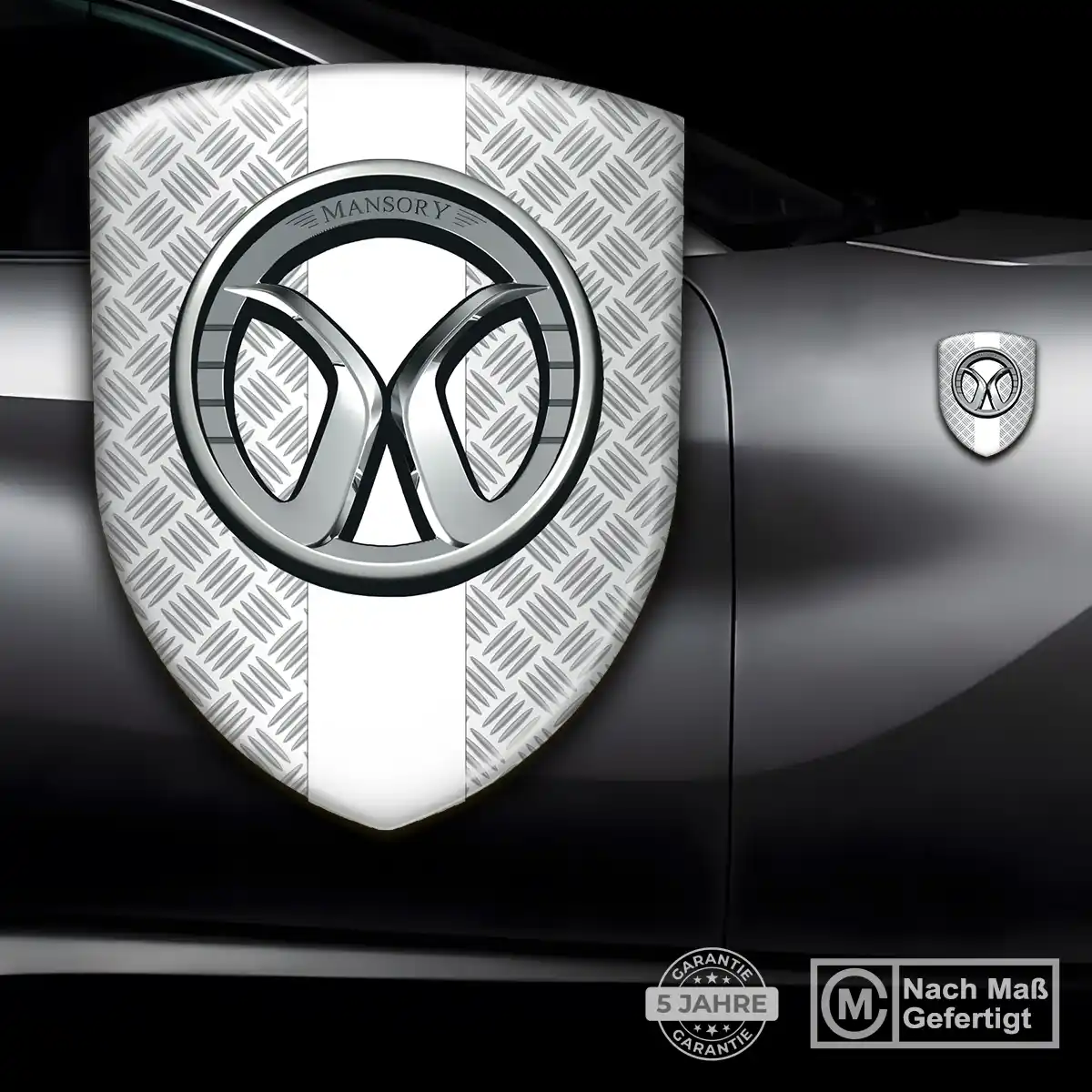 Mansory Aufkleber Wappen Emblem Hochwertiges Harz