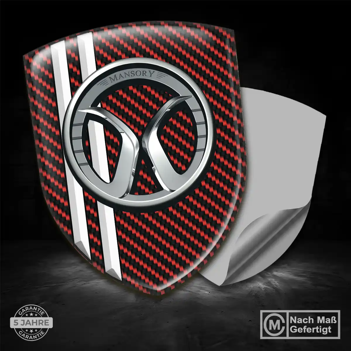 Mansory Aufkleber Wappen Emblem Hohe Qualität